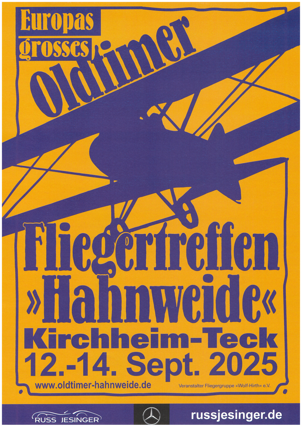 Oldtimer Fliegertreffen Hahnweide 2025
